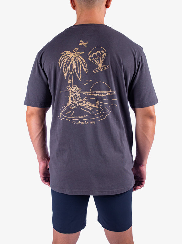 QUIKSILVER TUNED OUT SS ID UQYZT05616-KRP0 T-SHIRT SHORT SLEEVE (M)