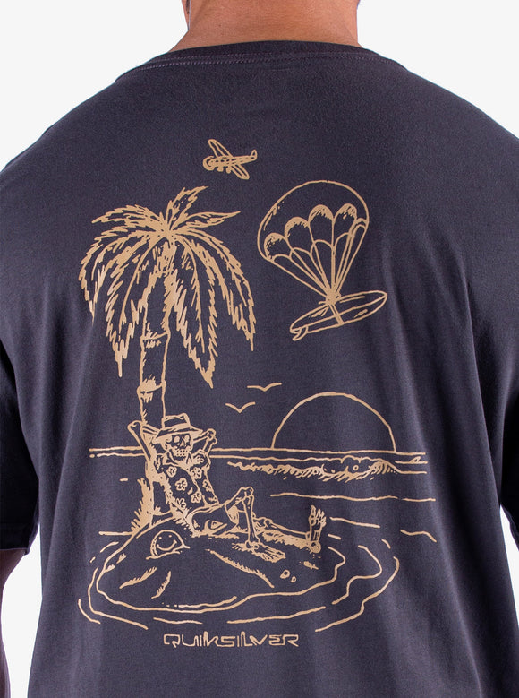 QUIKSILVER TUNED OUT SS ID UQYZT05616-KRP0 T-SHIRT SHORT SLEEVE (M)