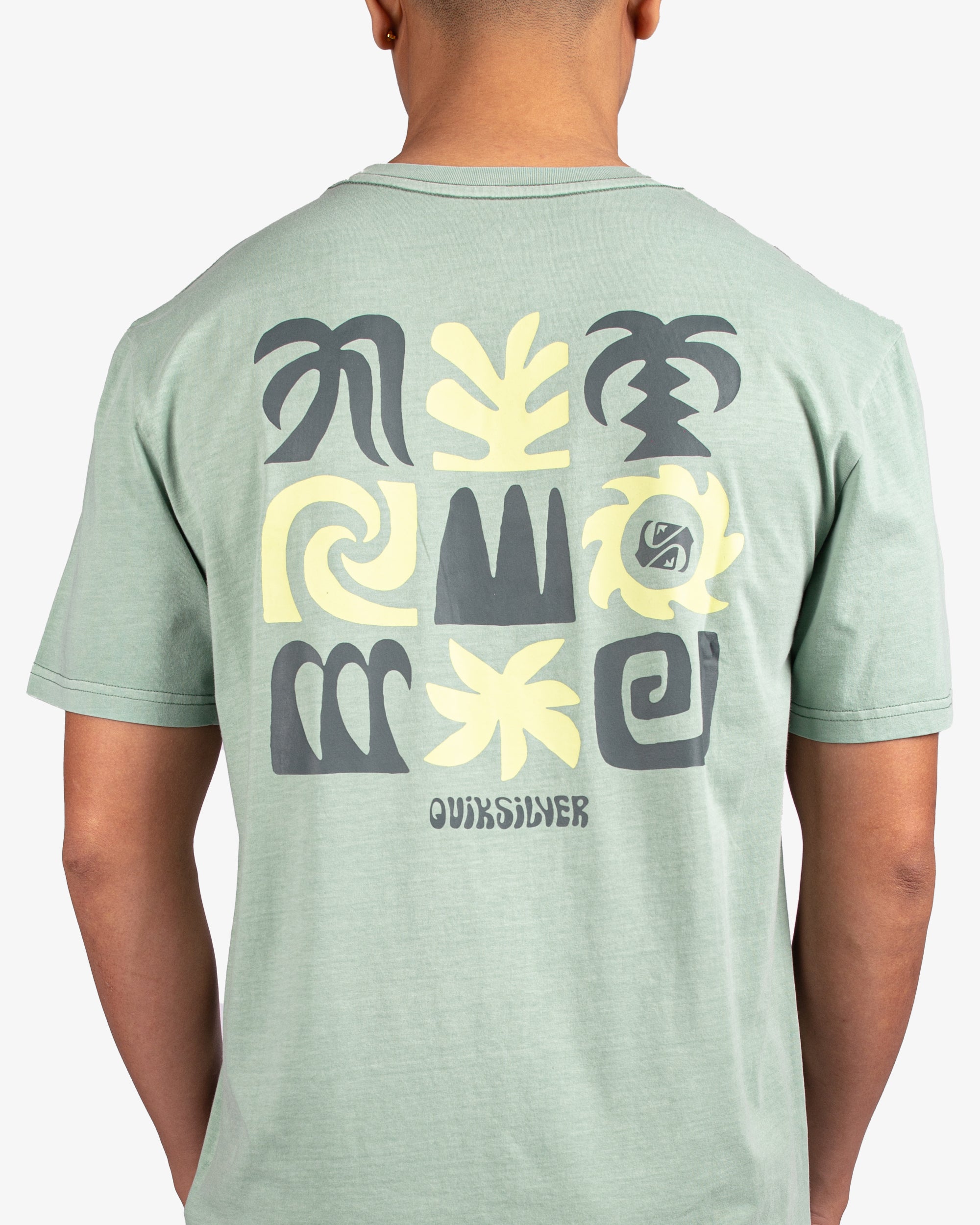 QUIKSILVER TROPICAL FLOW UQYZT05700-GGV0 T-SHIRT SHORT SLEEVE (M)