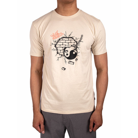 QUIKSILVER BREAK THROUGH  UQYZT05793-WBS0 T-SHIRT SHORT SLEEVE (M)
