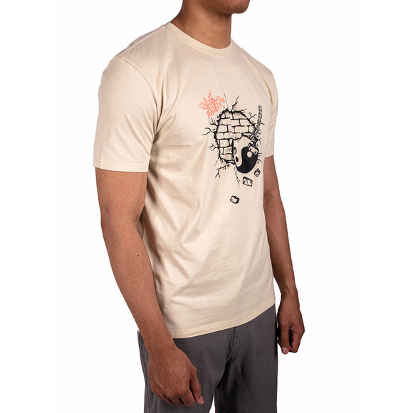 QUIKSILVER BREAK THROUGH  UQYZT05793-WBS0 T-SHIRT SHORT SLEEVE (M)