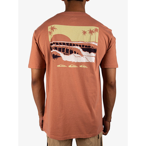 QUIKSILVER STACKED LINE UP  UQYZT05794-MKT0 T-SHIRT SHORT SLEEVE (M)