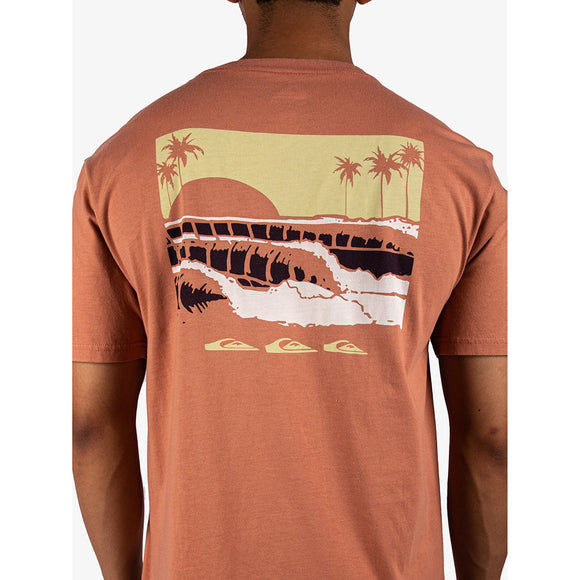 QUIKSILVER STACKED LINE UP  UQYZT05794-MKT0 T-SHIRT SHORT SLEEVE (M)