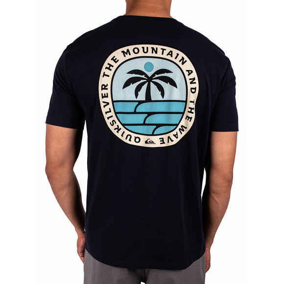 QUIKSILVER ONE PALM SS ID  UQYZT05802-KTP0 T-SHIRT SHORT SLEEVE (M)