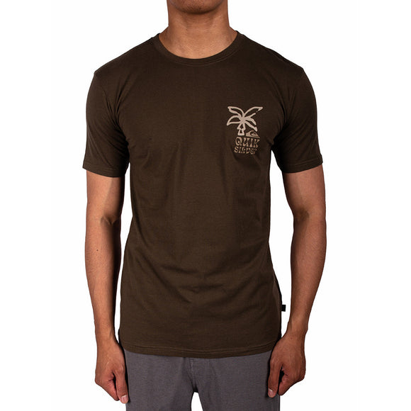 QUIKSILVER ISLAND FLOW SS  UQYZT05808-CRE0 T-SHIRT SHORT SLEEVE (M)