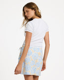 ROXY ANGEL BABY TEE URJKT03210-WBB0 T-SHIRT SHORT SLEEVE (W)-4