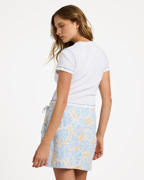 ROXY ANGEL BABY TEE URJKT03210-WBB0 T-SHIRT SHORT SLEEVE (W)