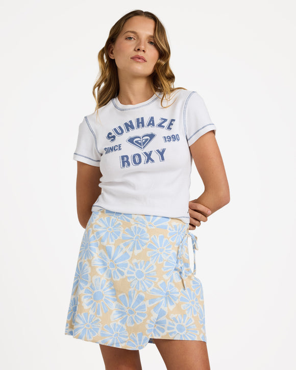 ROXY ANGEL BABY TEE URJKT03210-WBB0 T-SHIRT SHORT SLEEVE (W)