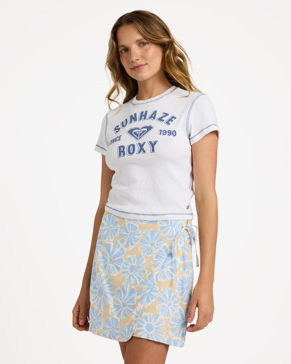 ROXY ANGEL BABY TEE URJKT03210-WBB0 T-SHIRT SHORT SLEEVE (W)
