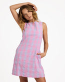 ROXY PHOEBECHCKDRESS URJWD03228-MGF0 DRESS KNEE LENGHT(W)-2