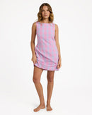 ROXY PHOEBECHCKDRESS URJWD03228-MGF0 DRESS KNEE LENGHT(W)-1