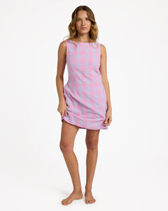 ROXY PHOEBECHCKDRESS URJWD03228-MGF0 DRESS KNEE LENGHT(W)