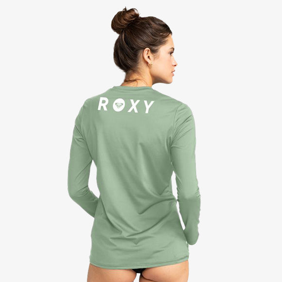 ROXY HAPPY WAVES URJWR03240-GHZ0 RASH GUARD LONG SLEEVE (W)