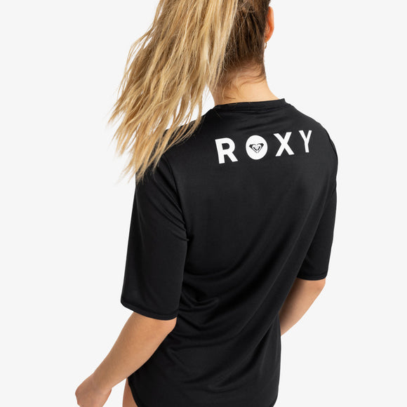 ROXY HAPPY WAVES URJWR03241-KVJ0 RASH GUARD SHORT SLEEVE (W)