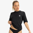 ROXY HAPPY WAVES URJWR03241-KVJ0 RASH GUARD SHORT SLEEVE (W)-1