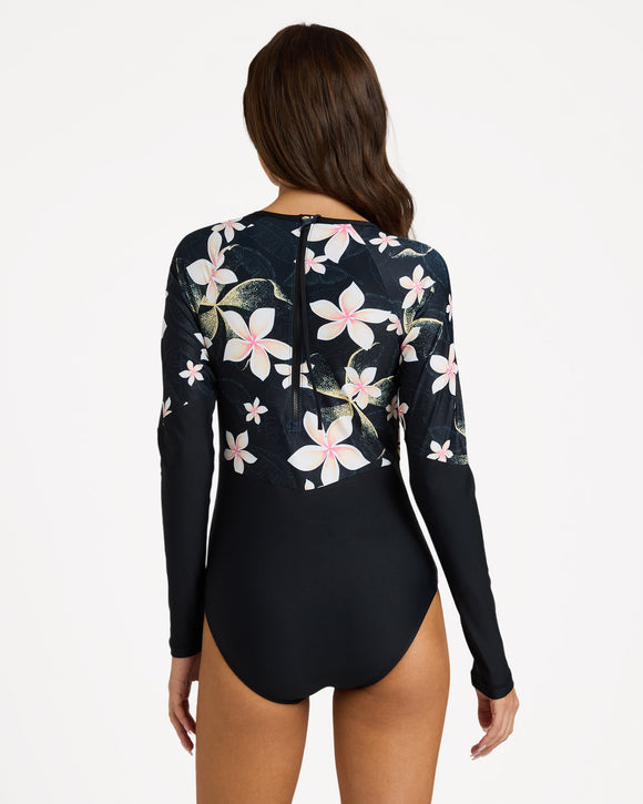 ROXY FASHION ONESIE URJWR03273-XWGB RASH GUARD LONG SLEEVE (W)