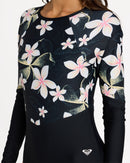 ROXY FASHION ONESIE URJWR03273-XWGB RASH GUARD LONG SLEEVE (W)-5