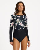 ROXY FASHION ONESIE URJWR03273-XWGB RASH GUARD LONG SLEEVE (W)-2