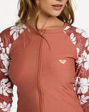ROXY BSC MIX LS Z LC URJWR03274-CNN6 RASH GUARD LONG SLEEVE (W)-5