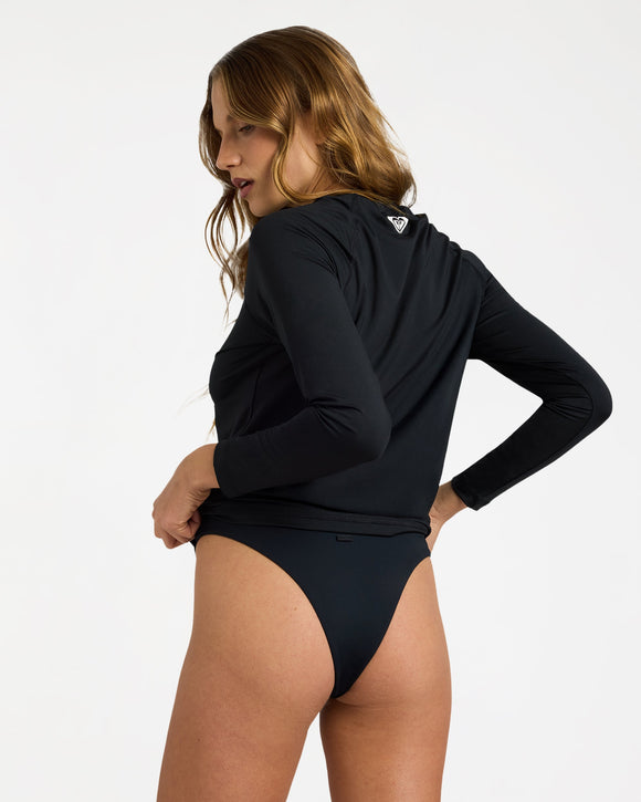 ROXY ESSENTIALS URJWR03291-KVJ0 RASH GUARD LONG SLEEVE (W)