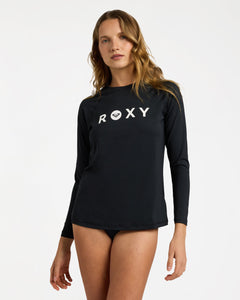 ROXY ESSENTIALS URJWR03291-KVJ0 RASH GUARD LONG SLEEVE (W)