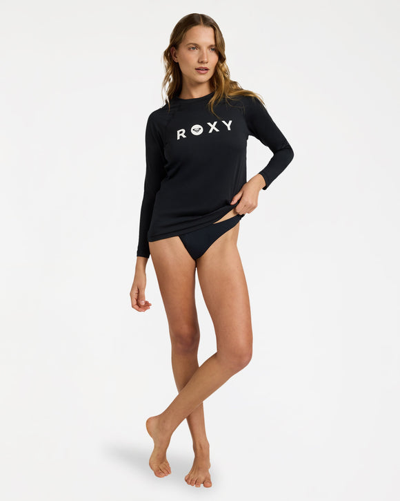 ROXY ESSENTIALS URJWR03291-KVJ0 RASH GUARD LONG SLEEVE (W)
