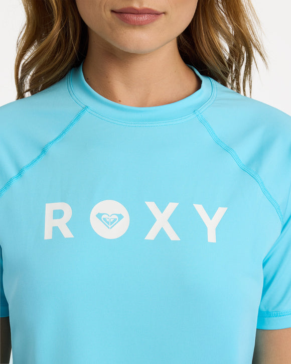 ROXY ESSENTIAL URJWR03292-BMA0 RASH GUARD SHORT SLEEVE (W)