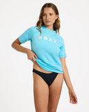 ROXY ESSENTIAL URJWR03292-BMA0 RASH GUARD SHORT SLEEVE (W)-1