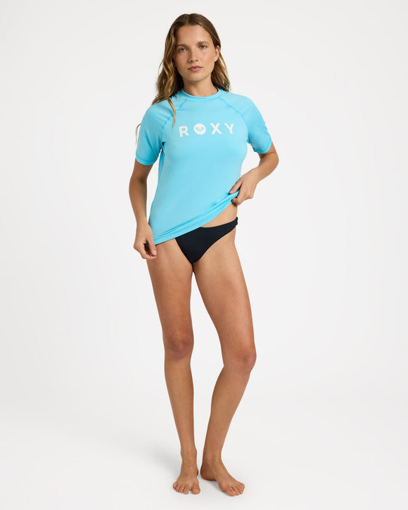 ROXY ESSENTIAL URJWR03292-BMA0 RASH GUARD SHORT SLEEVE (W)