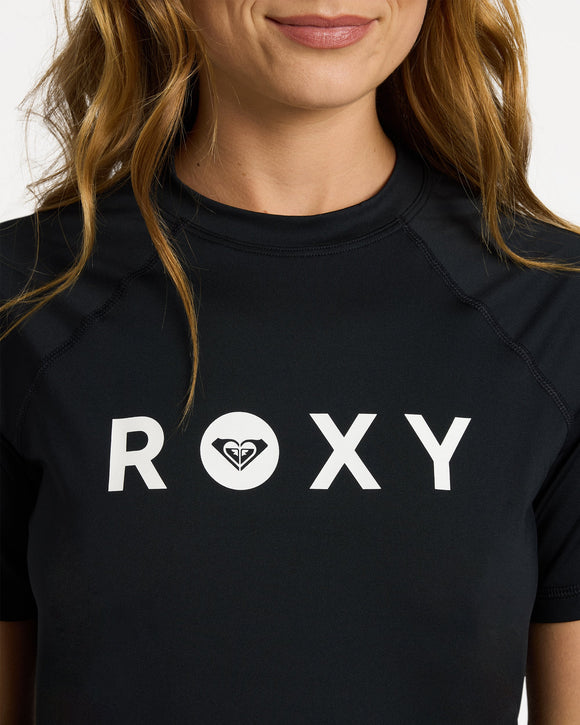 ROXY ESSENTIAL URJWR03292-KVJ0 RASH GUARD SHORT SLEEVE (W)
