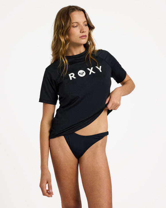 ROXY ESSENTIAL URJWR03292-KVJ0 RASH GUARD SHORT SLEEVE (W)