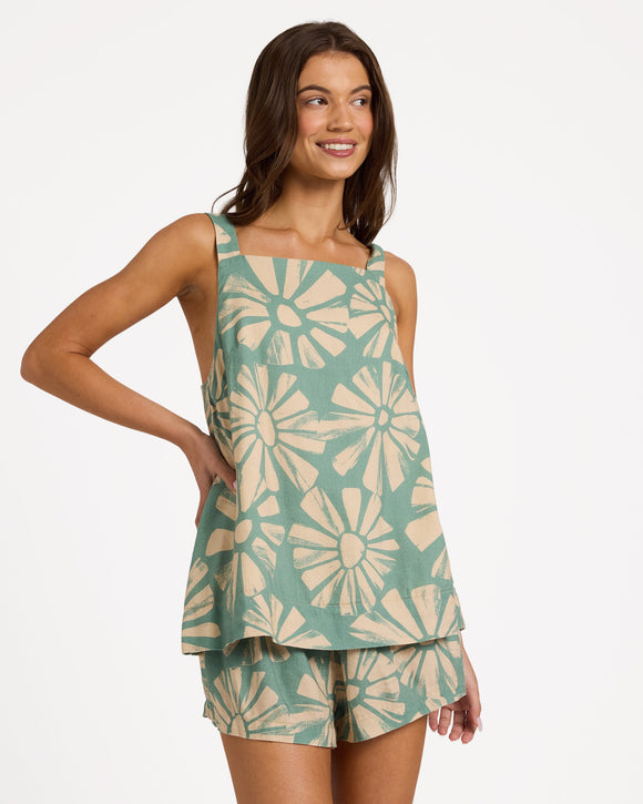 ROXY SUNTRIBETOP URJWT03140-GFK0 FASHION TOP SHORT SLEEVE (W)