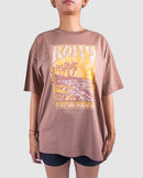 ROXY SUNNY BEACH ID URJZT03910-CZU0 T-SHIRT SHORT SLEEVE (W)-1