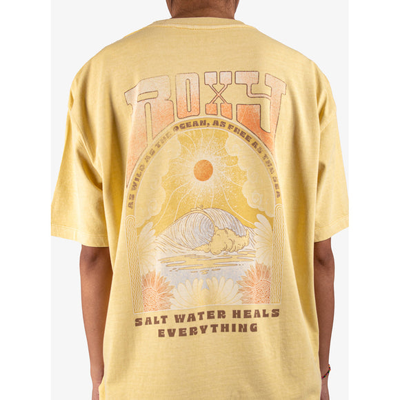 ROXY SALT WATER ID  URJZT03948-YZA0 T-SHIRT SHORT SLEEVE (W)