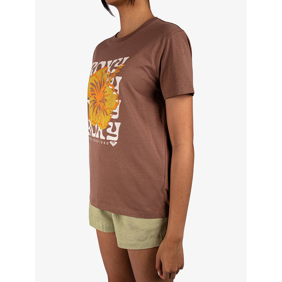 ROXY HELLO DEAR ID  URJZT03973-CME0 T-SHIRT SHORT SLEEVE (W)