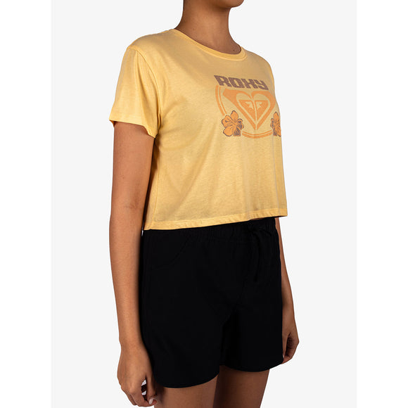 ROXY BIG HEART ID  URJZT03975-YEG0 T-SHIRT SHORT SLEEVE (W)