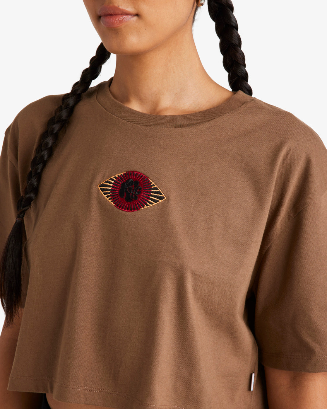 RVCA JUPITER TEE VALOCW044-CQK T-SHIRT SHORT SLEEVE (W)