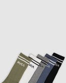RVCA UNION SOCK UVYAA00109-MUL SOCKS CREW CASUAL (M)-2