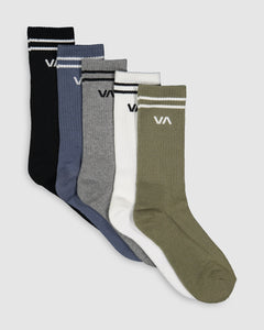 RVCA UNION SOCK UVYAA00109-MUL SOCKS CREW CASUAL (M)