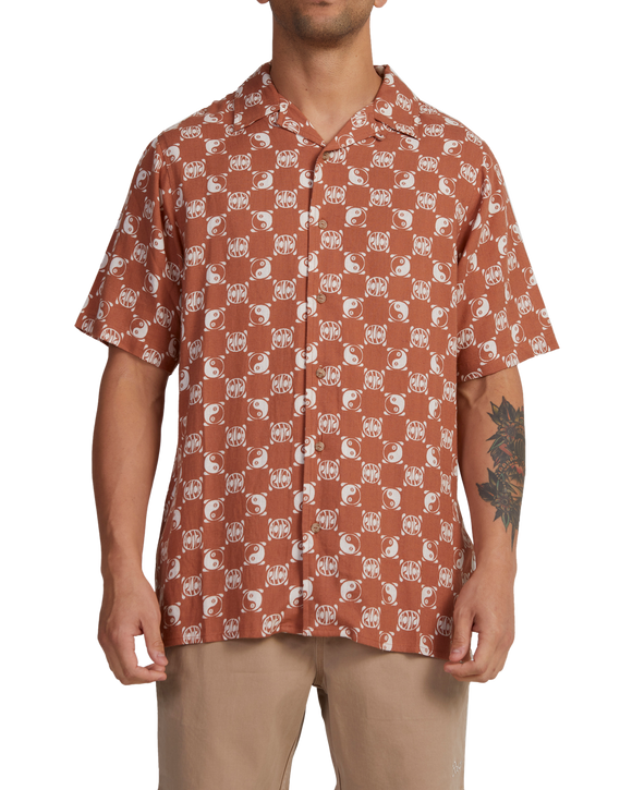 RVCA YANG SS SHIRT UVYWT00140-CPE0 SHIRT SHORT SLEEVE (M)