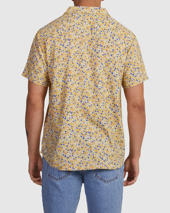 RVCA GROUND COVER SS UVYWT00142-NEZ0 SHIRT SHORT SLEEVE (M)