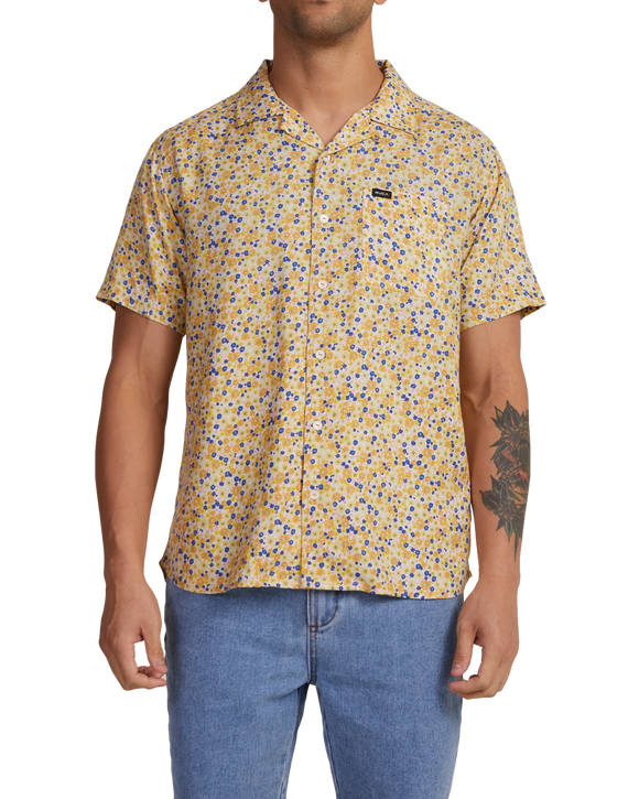 RVCA GROUND COVER SS UVYWT00142-NEZ0 SHIRT SHORT SLEEVE (M)
