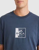 RVCA VA TORN SS TEE VALOCM120-GNB T-SHIRT SHORT SLEEVE (M)-3