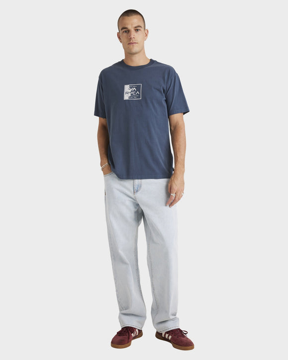 RVCA VA TORN SS TEE VALOCM120-GNB T-SHIRT SHORT SLEEVE (M)