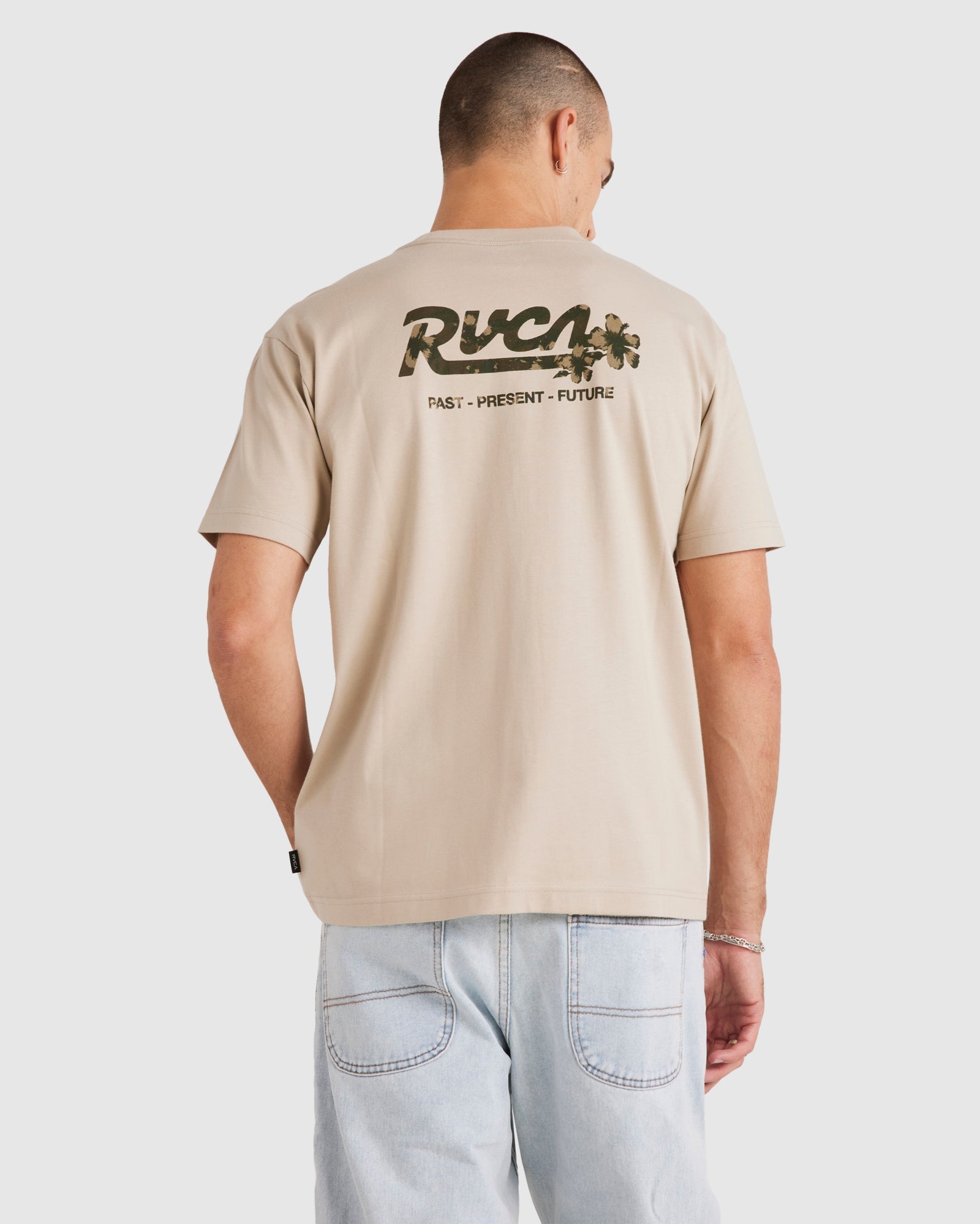 RVCA ROVER SS TEE VALOCM121-SLK T-SHIRT SHORT SLEEVE (M)