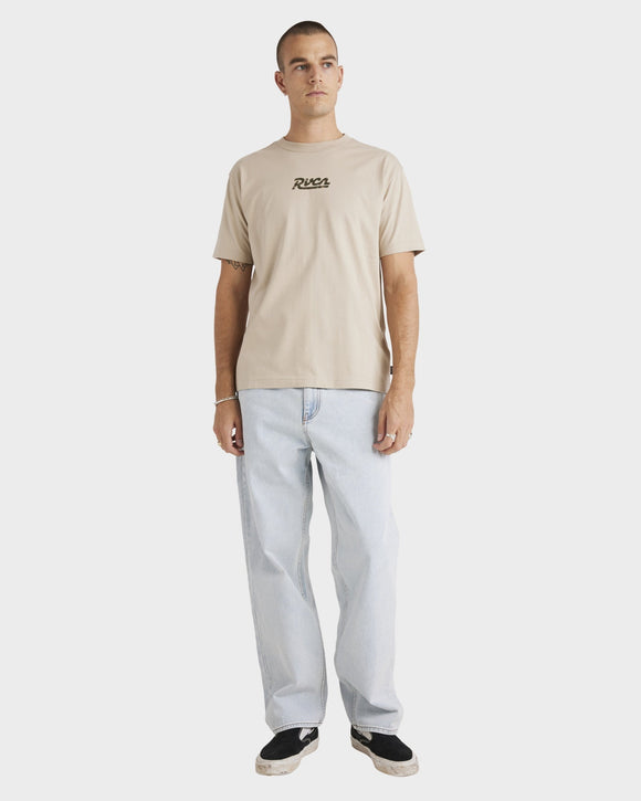 RVCA ROVER SS TEE VALOCM121-SLK T-SHIRT SHORT SLEEVE (M)