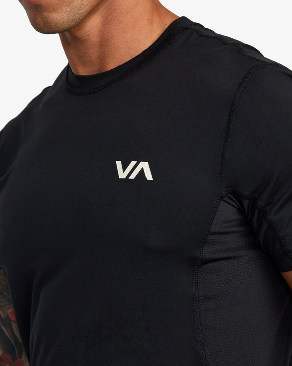 RVCA SPORT V V9021RSV-BLK T-SHIRT SHORT SLEEVE (M)