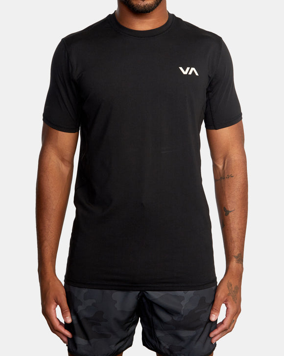 RVCA SPORT V V9021RSV-BLK T-SHIRT SHORT SLEEVE (M)