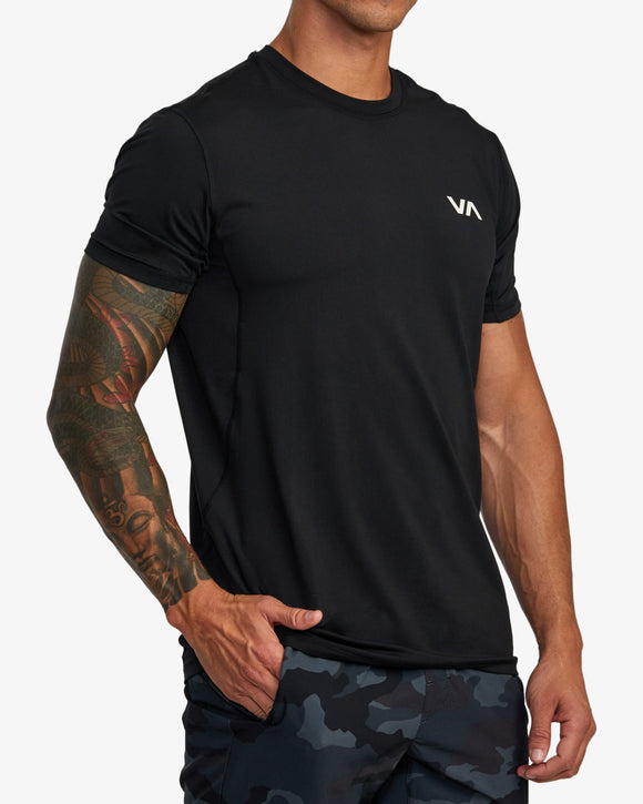 RVCA SPORT V V9021RSV-BLK T-SHIRT SHORT SLEEVE (M)
