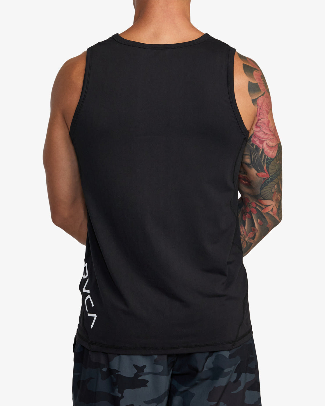 RVCA SPORT VENT SL V9031RST-BLK T-SHIRT SHORT SLEEVE (M)